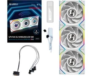 Ventilador 120x120 Lian Li Unifan Sl Wireless Lcd Wh Rv