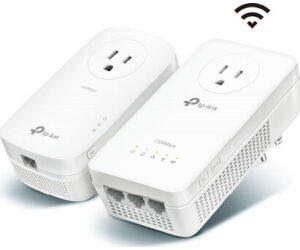Adaptador Powerline TP-Link AV1300 1300Mbps/ Alcance 300m/ Pack de 2