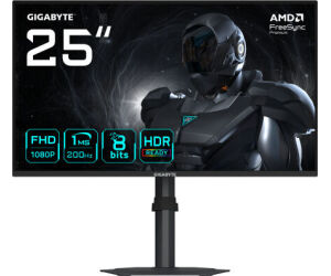GIGABYTE G25F2 Monitor Gaming 24,5" FHD â€“ 1920 x 1080, 200Hz, 1ms, 300 cd/mÂ², DisplayHDR 10, HDMI 2.0, DisplayPort 1.4