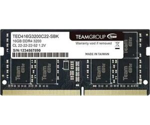 Ddr4 Teamgroup Elite Sodimm 16gb 3200 Negro