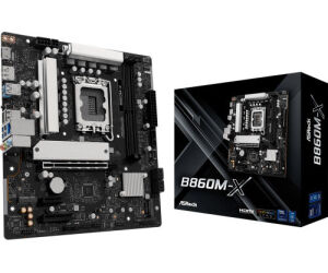 Asrock B860M-X Intel B860 LGA 1851 (Socket V1) micro ATX