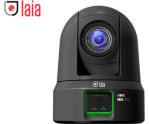 Laia (prc-425nb) Broadcaster Pro 25x Ndi 3g (black) - CÁmara Ptz, Sensor Sony Cmos 1/1,8", 4kp60, Lente Con Zoom Óptico 25x. Usb 3.0, Hdmi, Sdi, Lan Y Licencia Ndi. Ia Con Autoseguimiento. Tally. Color Negro. 3 AÑos De GarantÍa Prime Support Con Reem
