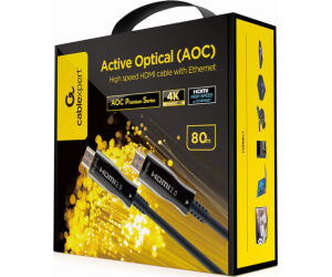 Cable Hdmi Gembird  De Alta Velocidad Con Optica Activa Aoc Con Ethernet 80 M