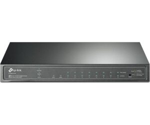 TP-LINK TL-SG2210P switch Gestionado L2/L4 Gigabit Ethernet (10/100/1000) EnergÃ­a sobre Ethernet (PoE) Negro