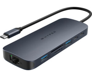 Hub hyper drive ecosmart gen.2 dual hdmi usb - c 11 - in - 1  140 w pd3.1