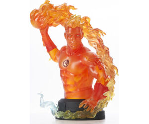Figura mini busto diamond marvel comic human torch 1 - 6 scale