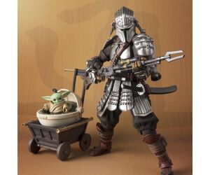 Figura tamashii nations the mandalorian star wars edicion exclusiva mandaloriano ronin & grogu meisho movie realization