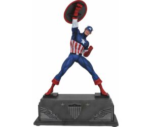 Figura diamond collection marvel avengers capitan america estatua resina 30 cm premier collection