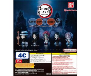 Set gashapon figuras bandai lote 30 articulos kimetsu no yaiba demon slayer narabundesu 4