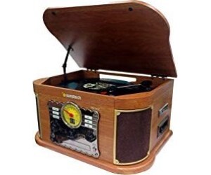 Tocadiscos Sunstech PXRC52CD/ Bluetooth/ Radio FM/ Cassette/ Conversor a MP3