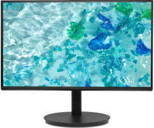 MONITOR ACER 23.8" CB242YGbmiprx (UM.QB2EE.G01) ZeroFrame 100Hz IPS 1ms(VRB) 250nits VGA HDMI DP MM Audio in/out FreeSync EU TCO Black H.cable x1