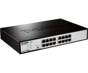 Switch 16port 10 - 100 - 1000 gibabit metal copper desktop switch d - link