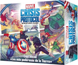 Juego de mesa marvel crisis protocol caja inicial los mas poderosos de la tierra edad recomendada 14 años