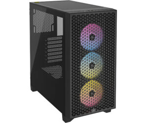 Caja Semitorre Atx 3000d Rgb Airflow Tg Black Corsair