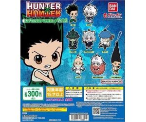 Set gashapon figuras bandai lote 39 articulos hunter x hunter rubber mascot