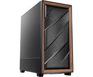 Caja Antec Flux Se Atx Wood Negro 2xusb Sn Fuente