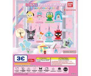 Set gashapon figuras bandai lote 40 articulos sanrio characters charm best personal marker colgantes