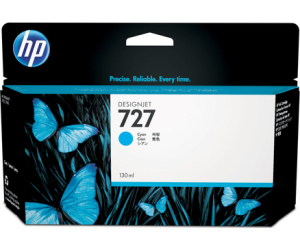 HP Cartucho de tinta DesignJet 727 cian de 130 ml
