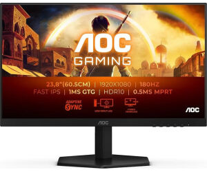 AOC 24G42E Monitor 23.8"IPS FHD 180hz 1ms HDMI DP