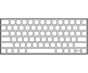 Apple Magic Keyboard Plata