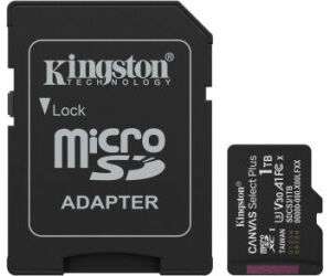 Kingston SDCS3/1TB microSD XC Gen3 150MB/s 1