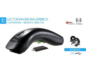 Lector codigo barras seypos wi - code 3500 inalambrico usb negro (memoria)