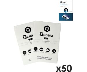 Laminas de proteccion frontales qcharx hidrogel mate anti huellas  para qx1 lite 50 unidad