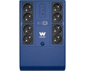 SAI Línea Interactiva Woxter Multibase UPS 1200 VA/ 1200VA-720W/ 8 Salidas/ Formato Torre