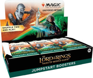 Caja de cartas magic the gathering jumpstart boosters the lord of the rings 18 unidades inglés