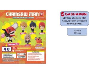Set gashapon figuras bandai lote 30 articulos chainsaw man capsule figure