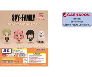 Set gashapon figuras bandai lote 30 articulos spy x family capsule figure