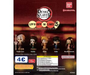 Set gashapon bandai lote 30 articulos kimetsu no yaiba narabundesu 5