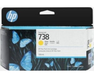 Hp Designjet 738 Cartucho Amarillo 130ml