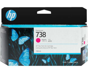 Hp Designjet 738 Cartucho Magenta 130ml