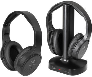 Auriculares Diadema Trevi Frs 1580 Tw Set 2 Ud Recharg. Wless Tv Headphones Blk