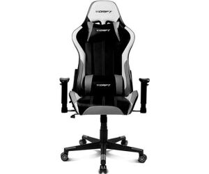 Silla gaming drift dr175 gris incluye cojines cervical y lumbar
