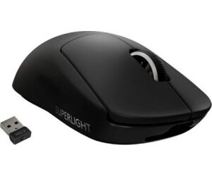 Ratón Gaming Inalámbrico Logitech PRO X Superlight/ Batería recargable/ Hasta 25600 DPI/ Negro