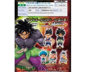 Set gashapon bandai lote 40 articulos dragon ball super udm burst 51