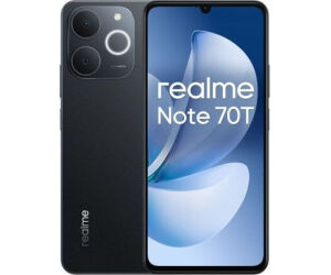 Smartphone Realme Note 70T 4GB/ 256GB/ 6.74"/ Negro Obsidiana