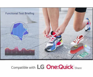 LG 86UL3J-N pantalla de señalización Pantalla plana para señalización digital 2,18 m (86") Wifi 330 cd / m² 4K Ultra HD Azul Web OS 16/7