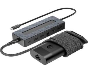 Pack Docking USB Tipo-C y Cargador Universal para Portátil HP 9H0H9AA