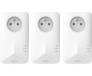 Strong Powerline 1000 1000 Mbit/s Ethernet Blanco 3 pieza(s)
