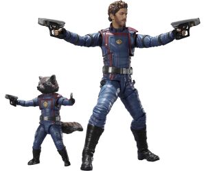 Figura tamashii nations sh figuarts guardianes de la galaxia volumen 3 star lord & rocket raccoon 2