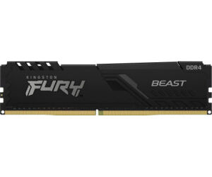 Memoria RAM Kingston FURY Beast 16GB/ DDR4/ 3200MHz/ 1.35V/ CL16/ DIMM