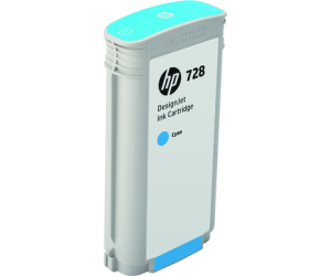 Cartucho tinta hp f9j67a cian nº728