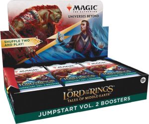 Caja de cartas  magic the gathering lord of the rings tales of middle - earth jumpstart vol. 2 inglés
