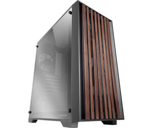 Caja Gaming Semitorre Mars Gaming MC-WOOD/ Cristal Cromado