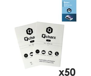 Laminas de proteccion frontales qcharx hidrogel mate anti huellas para qx1 50 unidades