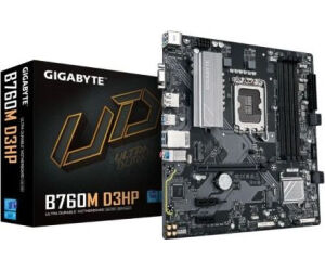 Placa Base Gigabyte B760M D3HP Socket 1700/ DDR5/ PCIe 4.0/ Micro ATX