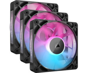 Ventilador Auxiliar Rx120 Icue Link Rgb 120mm Black Triple Pack Corsair